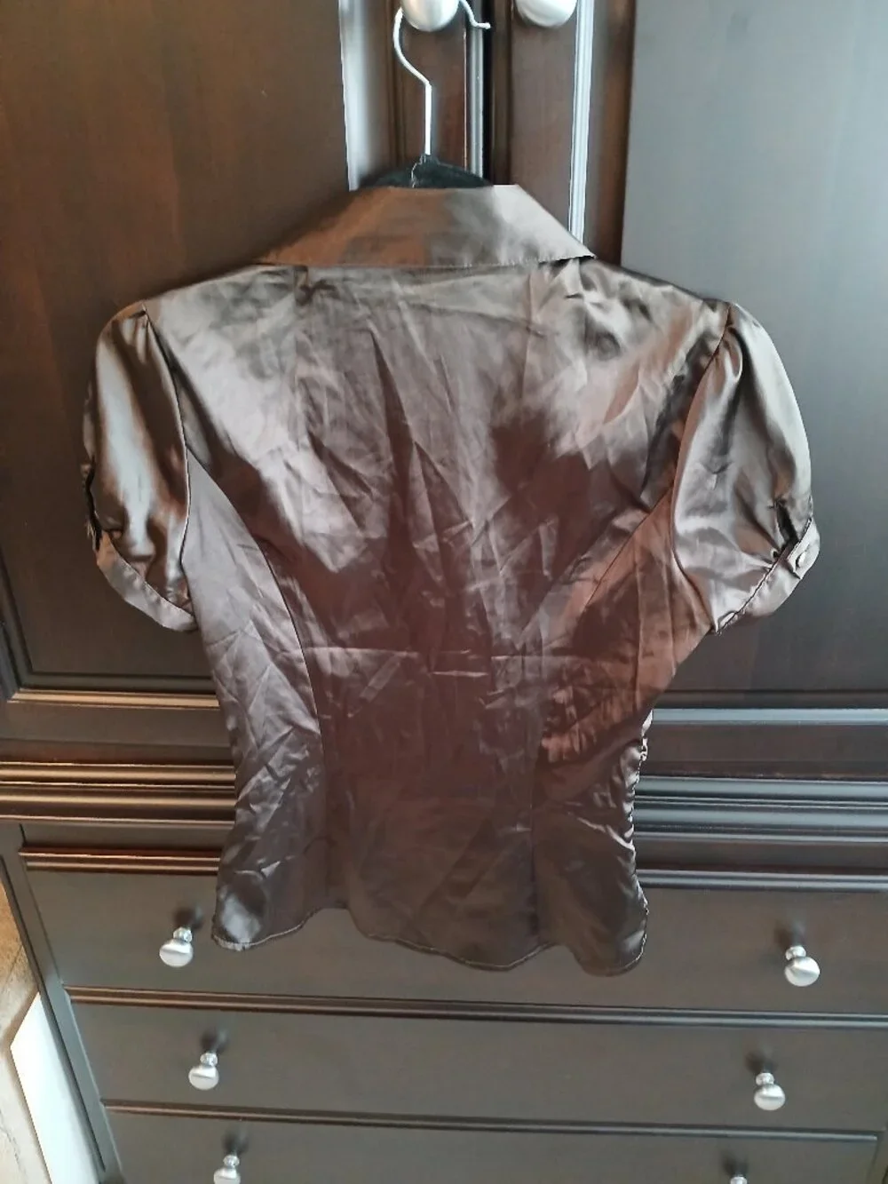 Size S Guess V Neck Blouse - Picture 3 of 3